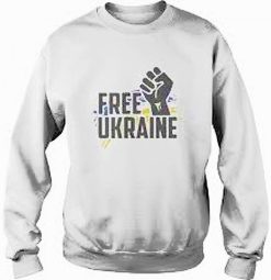 Free Ukraine Crewneck Sweatshirt