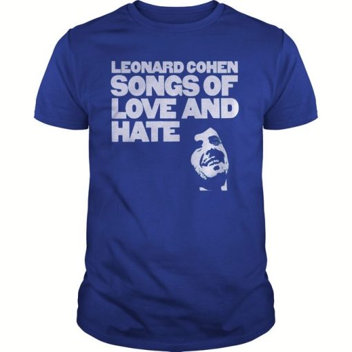 Leonard Cohen Songs Of Love And Hate T Shirt