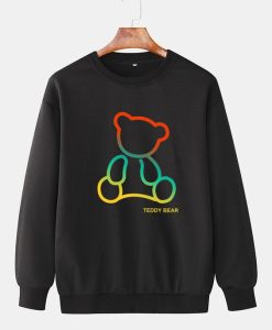 Teddy Bear Print Sweatshirt