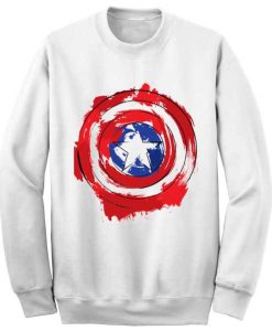captain america shield sweatshirt