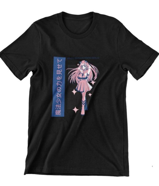 Japan Anime Manga Girl T-shirt