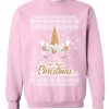 Magical Unicorn Christmas Sweatshirt