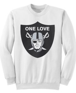 One Love Oakland Raiders Sweatshirt