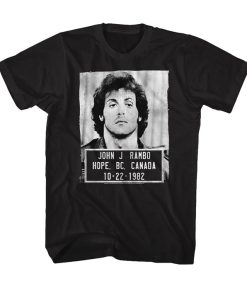 Rambo Mugshot T Shirt