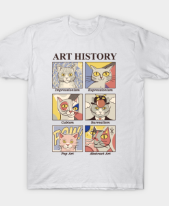 Art History Cats T Shirt