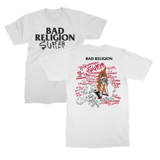 Bad Religion Suffer 1988 T Shirt