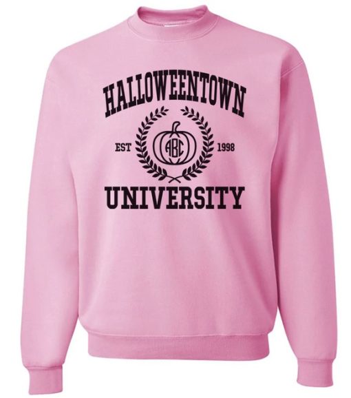 Halloween town University Crewneck sweatshirt.