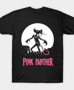 Pink Panther T Shirt Black