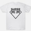Super Mom Font T Shirt