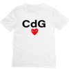 CDG Heart Logo shirt