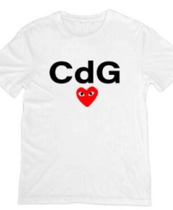 CDG Heart Logo shirt