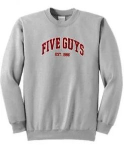 Five Guys Crewneck Sweatshirt