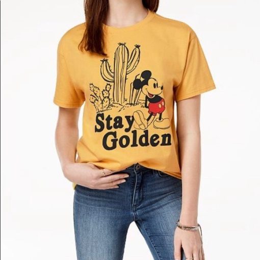 Mickey Mouse Stay Golden T-shirt