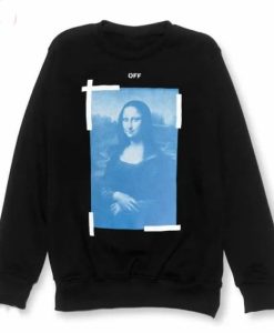 Mona Lisa Graphic Print Sweatshirt