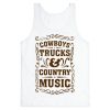 Trucks Cowboys & Country Music Tanktop
