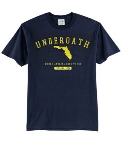 Underoath Florida Where America Goes To Die T-shirt