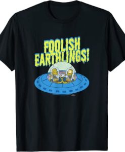 The Simpsons Kang & Kodos Foolish Earthlings T-Shirt