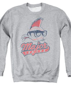 Major League Vintage Logo Adult Crewneck Sweatshirt