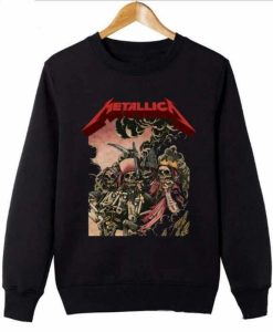 Metallica Crewneck Graphic Sweatshirt