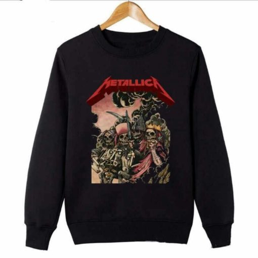 Metallica Crewneck Graphic Sweatshirt