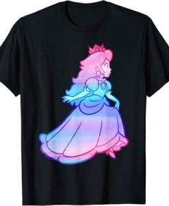 Nintendo Super Mario Peach Gradient Run Graphic T-Shirt