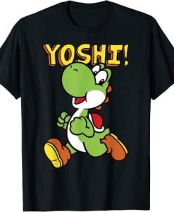 Nintendo Super Mario Yoshi Intro Jump Graphic T-Shirt