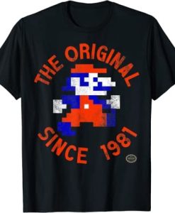 Super Mario 8-Bit Original Since 81 Graphic T-Shirt