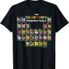 Super Mario Periodic Table Of Characters Graphic T-Shirt