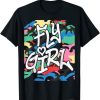 Fly Girl 80s 90s Old School Camo B-Girl Hip Hop T-Shirt