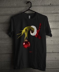 Grinch Hand With Broken Ornament T-Shirt