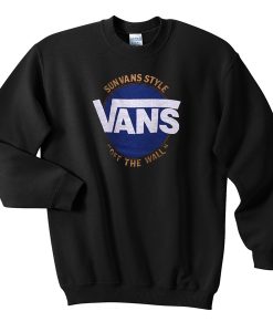 Sun Vans Sytle Vans Off The Wall Sweatshirt