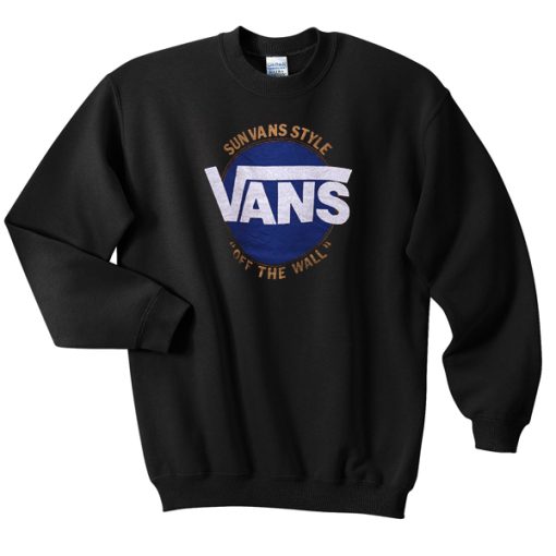 Sun Vans Sytle Vans Off The Wall Sweatshirt