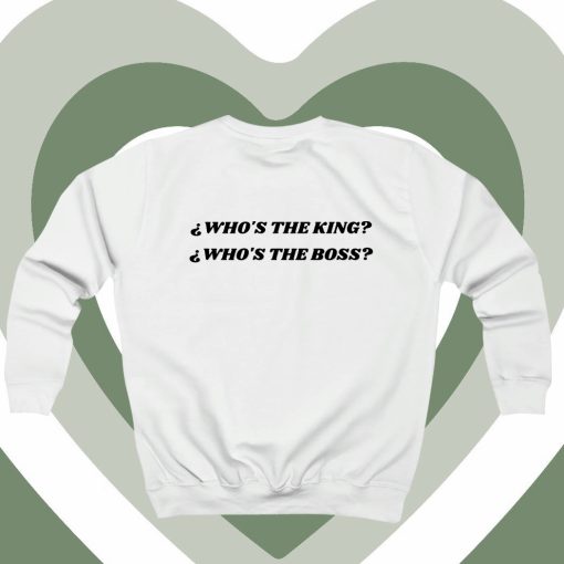 Daechwita SUGA AGUST D Who's the king Who's the boss Sweatshirt dv