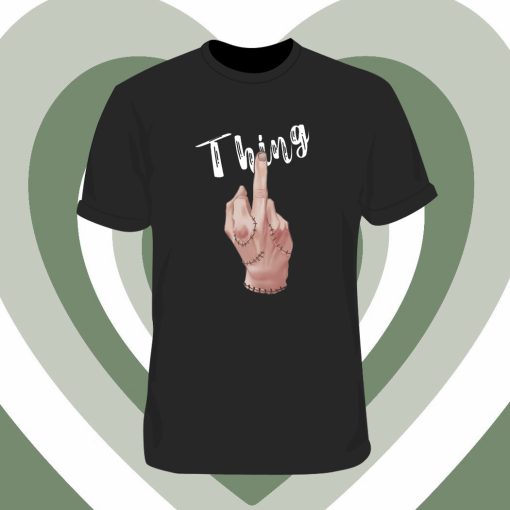 Thing from Wednesday Netflix T Shirt DV