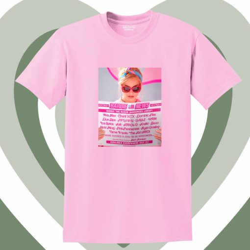 BARBIE THE ALBUM Tracklist T Shirt