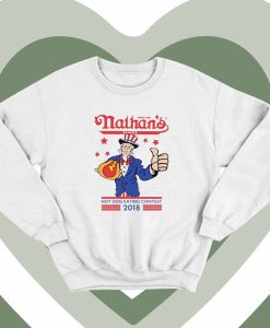 Nathan's Famous Hot Dog Eating Contest Joey Chestnut Sweatshirt