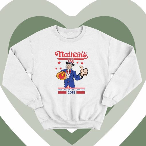 Nathan's Famous Hot Dog Eating Contest Joey Chestnut Sweatshirt