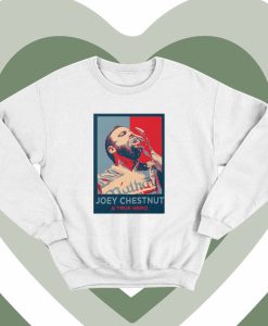 joey chestnut a true hero Classic Sweatshirt