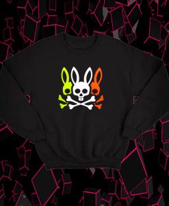 Psychedelic Bunny Psycho Bunny Sweatshirt