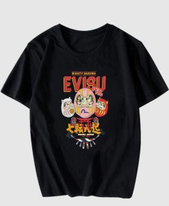 EVISU Daruma Buddies Print T-shirt