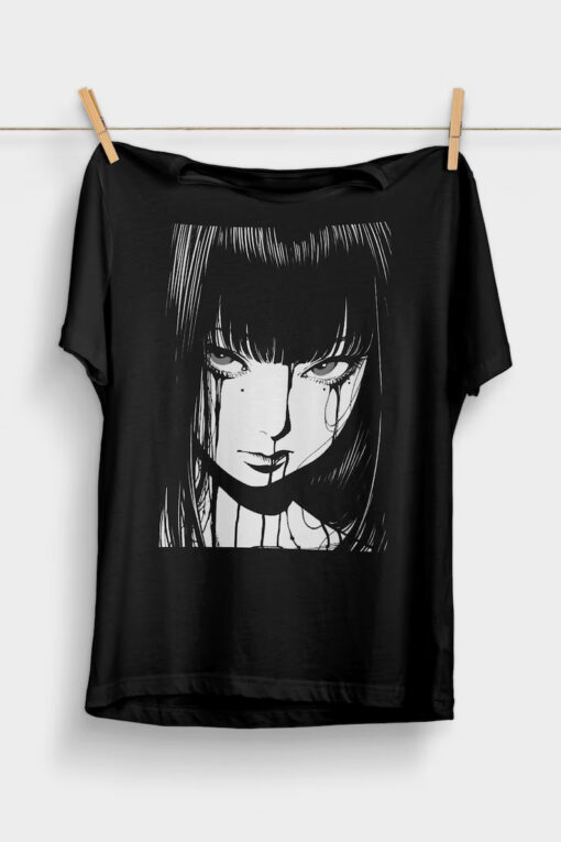 90s Anime Manga Girl T-Shirt