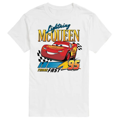 Disney's Cars Lightning McQueen Think Fast T Shirt