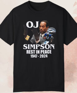 RIP O. J. Simpson 1947-2024 T Shirt