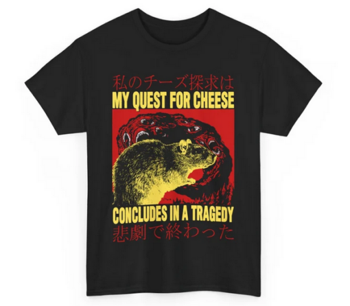 Cheese Rat Japanese T-Shirt SD